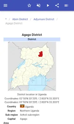 Districts of Uganda android App screenshot 11