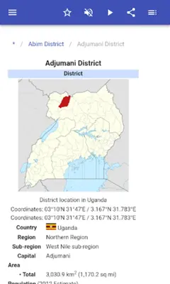 Districts of Uganda android App screenshot 12