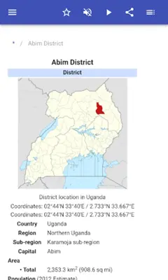 Districts of Uganda android App screenshot 13