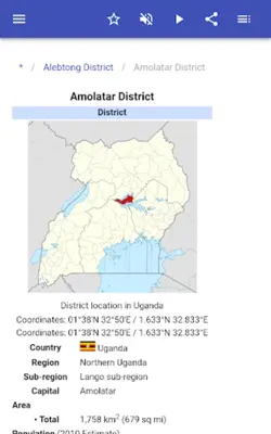 Districts of Uganda android App screenshot 7