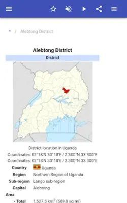 Districts of Uganda android App screenshot 8